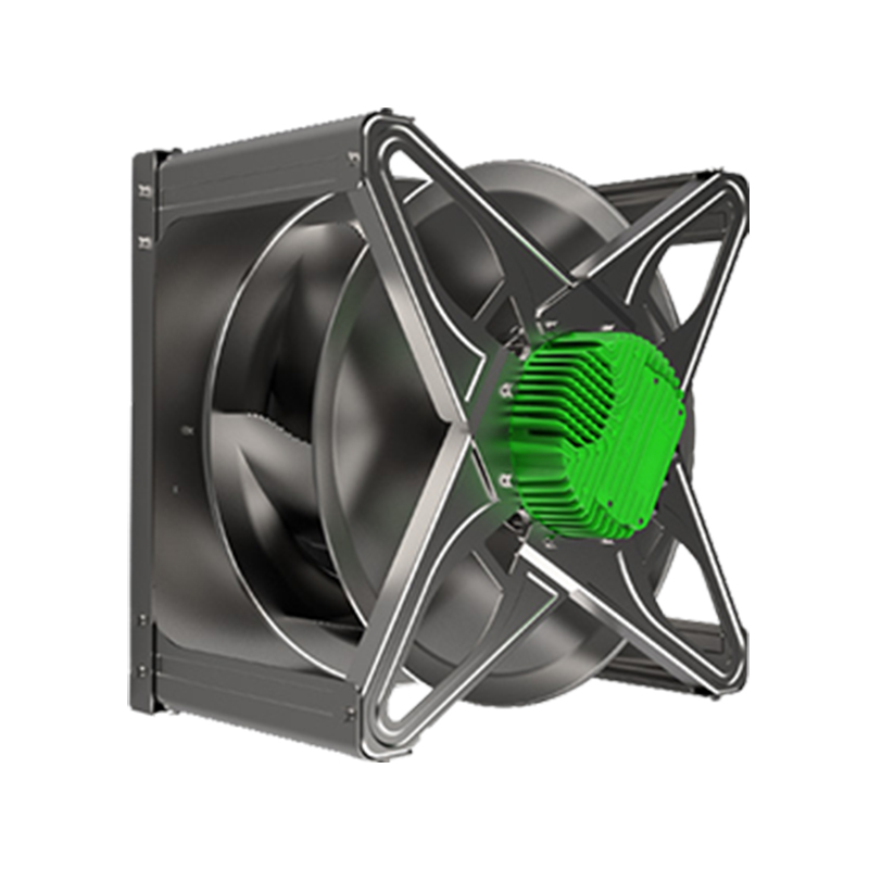 Sentrifugalvifte med blad av aluminium
